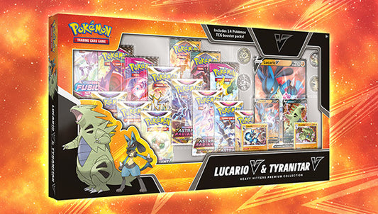 Lucario V & Tyranitar V Heavy Hitters Premium Collection